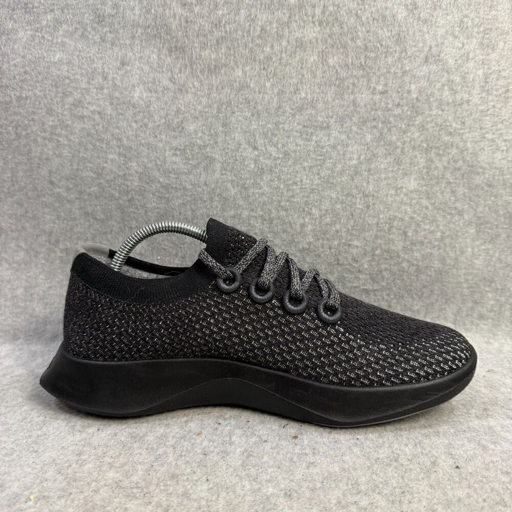 Allbird Shoes Womens Size 8 Tree Dasher TD Black Knit Athletic Running Sneakers - Picture 7 of 9